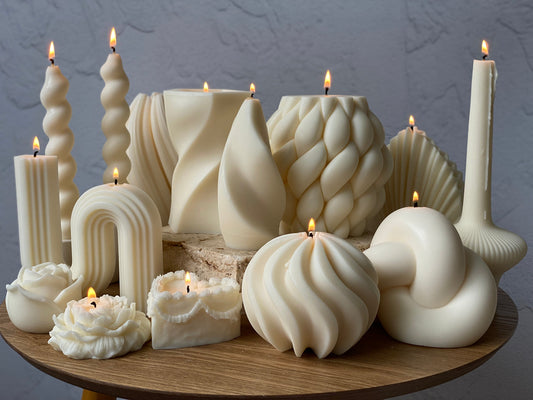 SCULPTURAL DECORATIVE CANDLES - HOW TO CARE FOR THEM PROPERLY